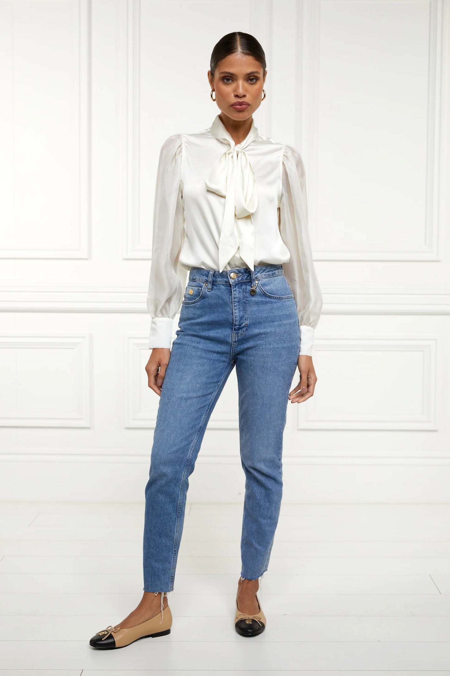 Holland Cooper High Rise Slim Jean Vintage Indigo