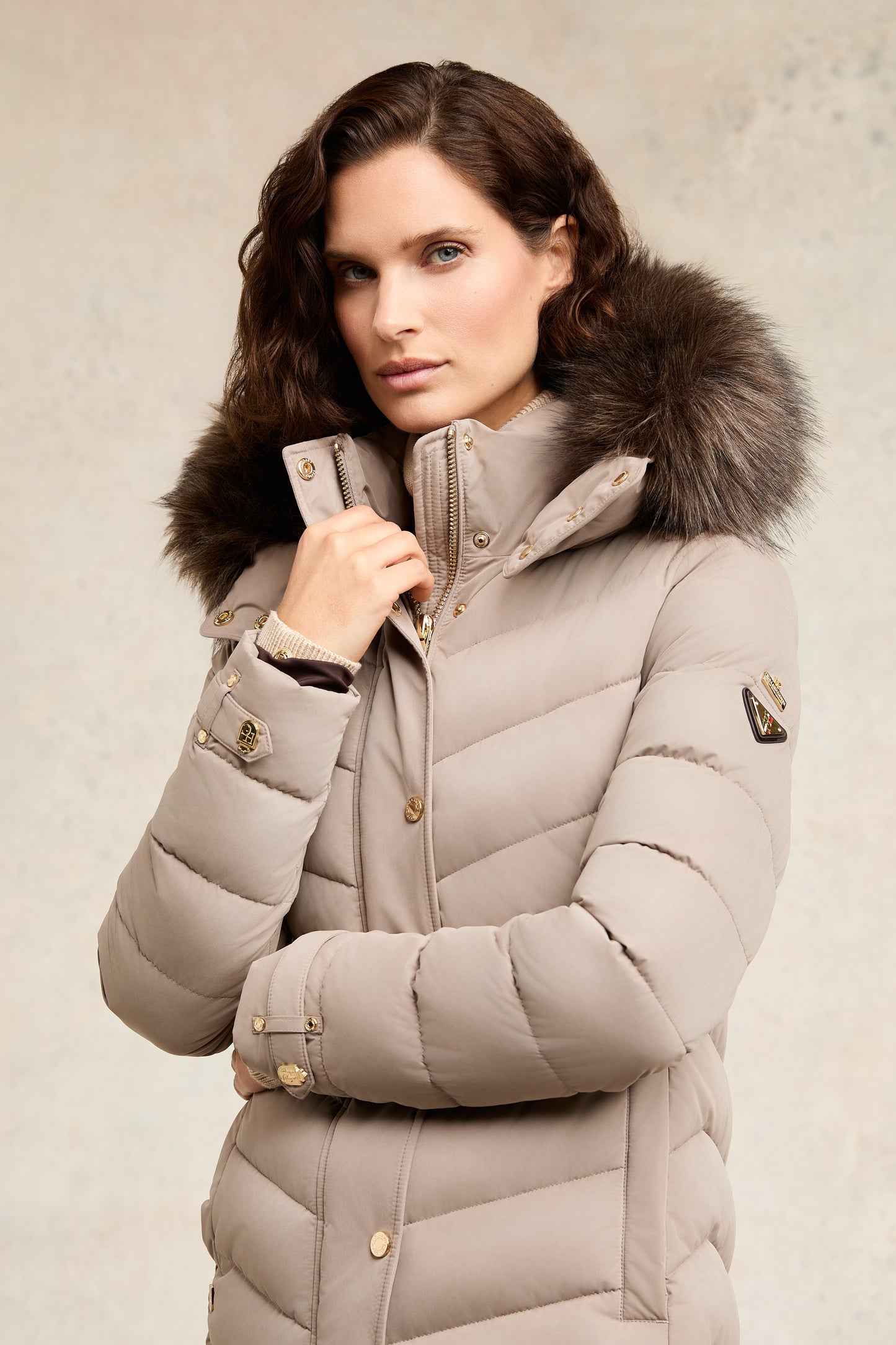 Holland Cooper Chamonix Coat Mink