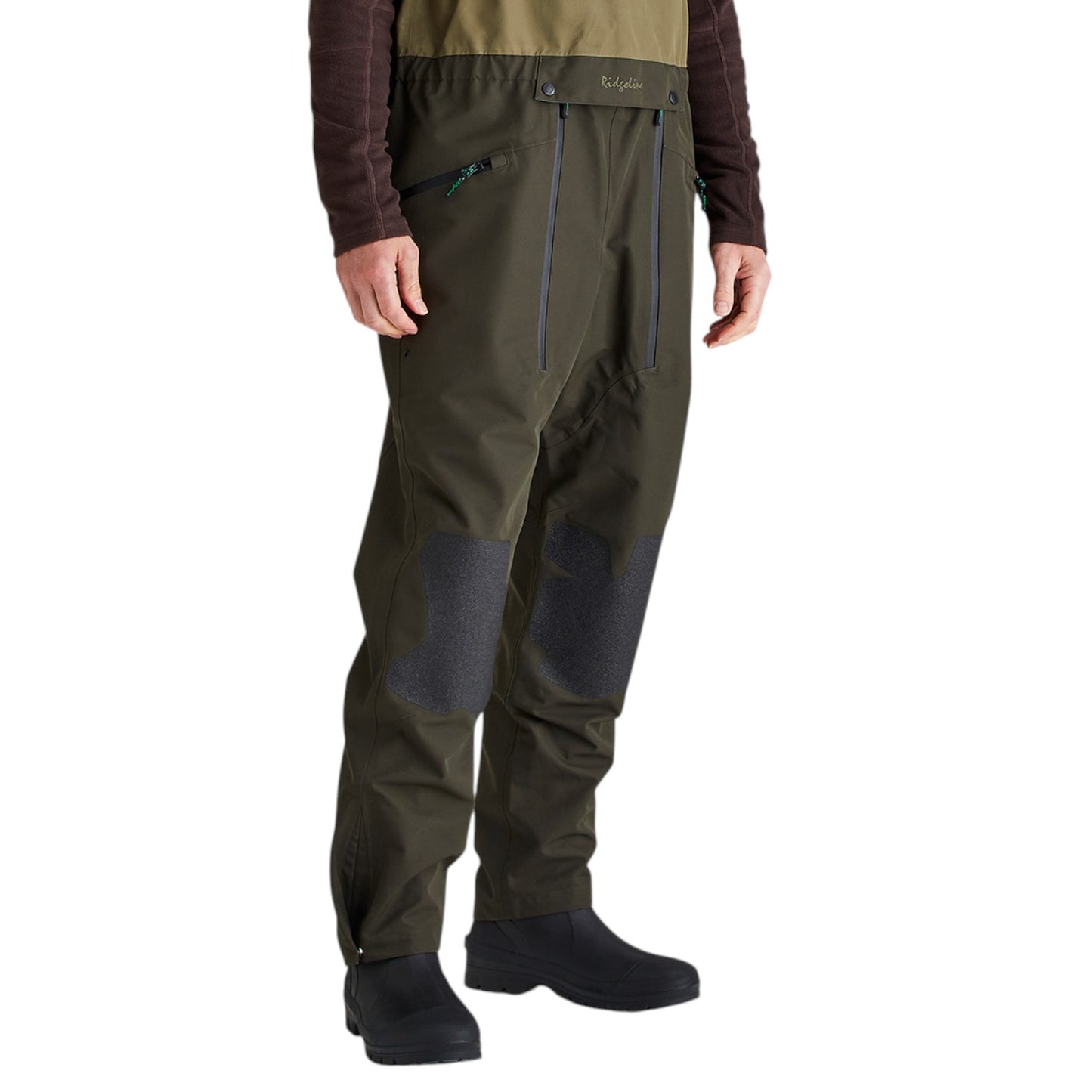 Ridgeline Men's Agri Pro Bib and Brace Deep Forest