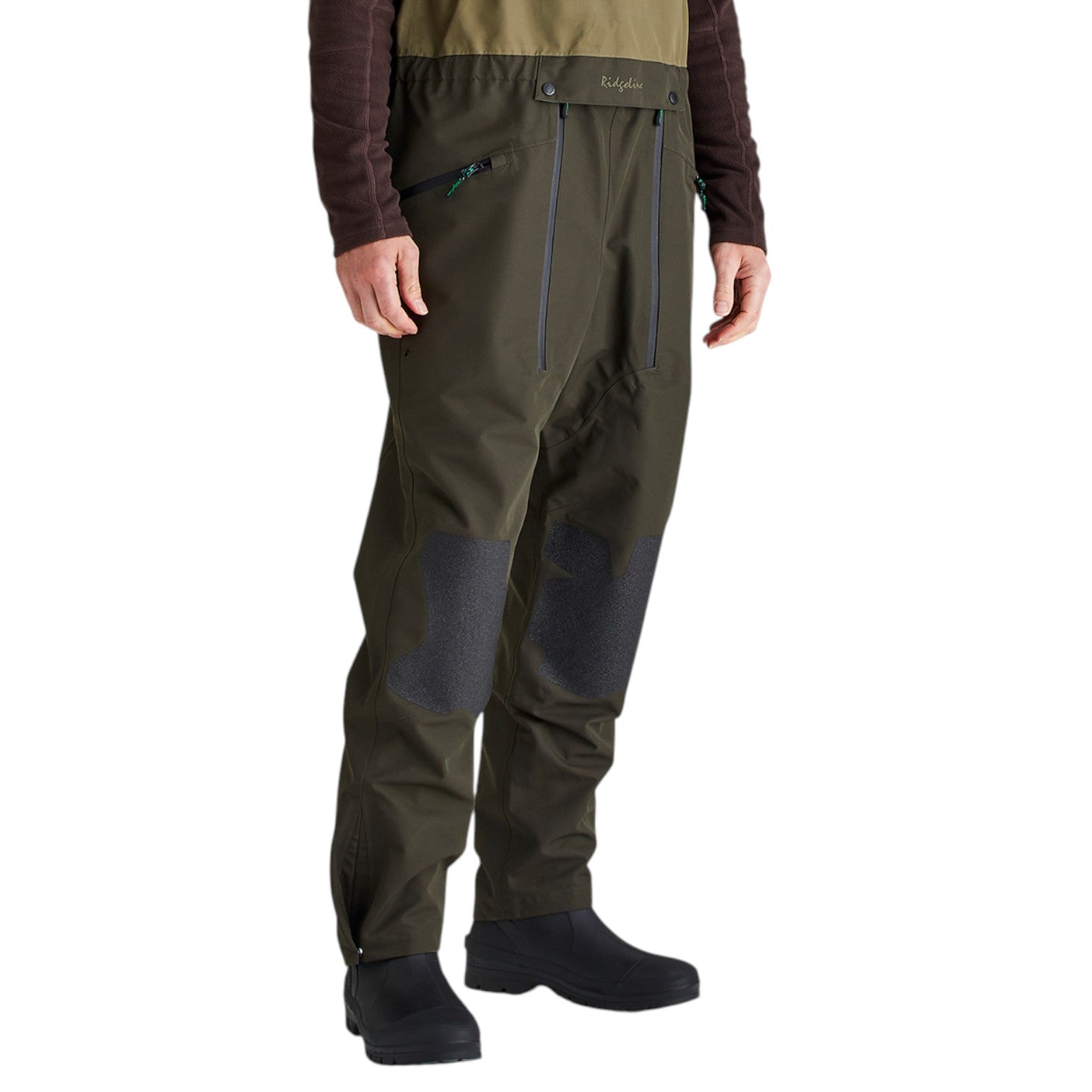 Ridgeline Men's Agri Pro Bib and Brace Deep Forest