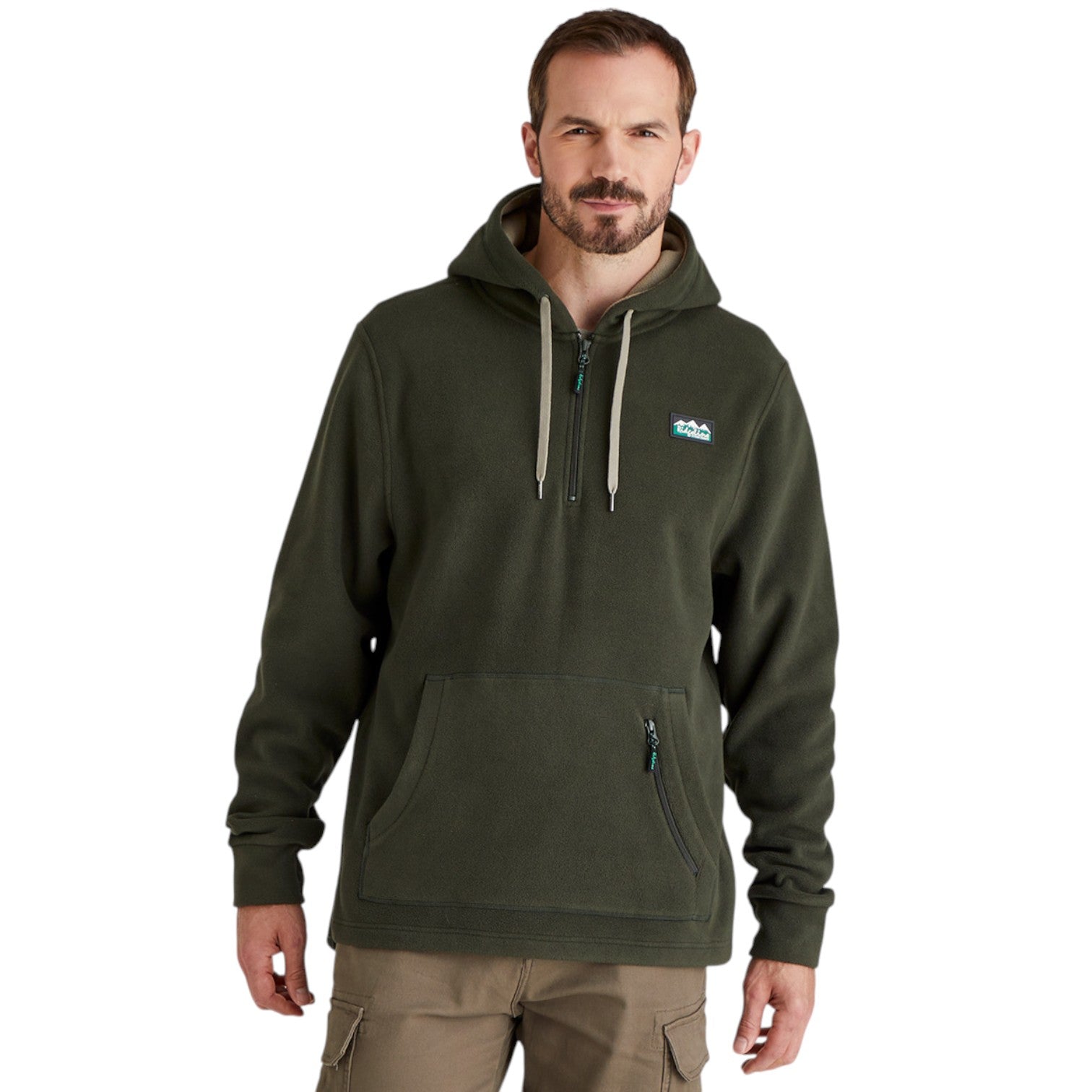 Ridgeline Men's Ballistic Fleece Hoodie Deep Forest