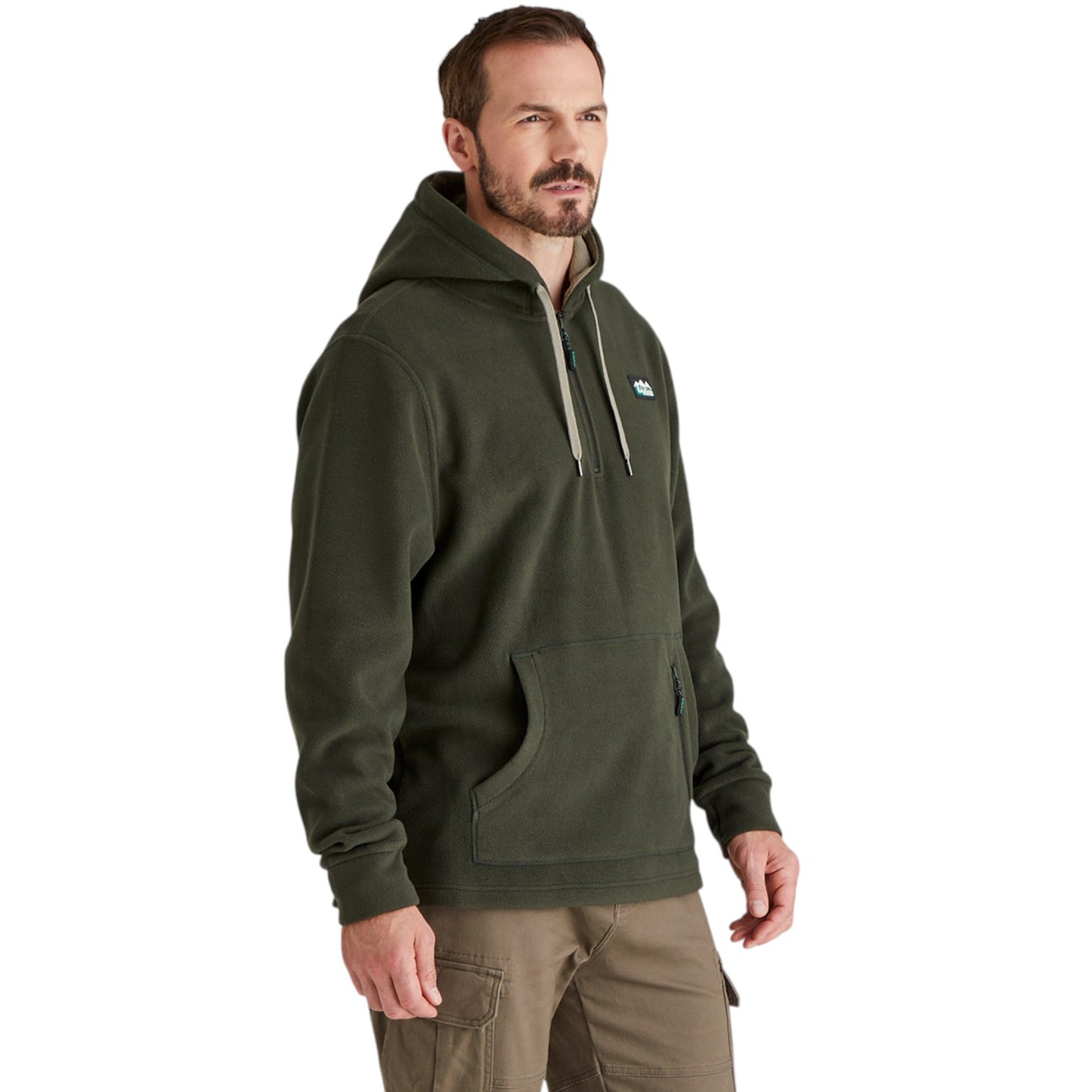 Ridgeline Men's Ballistic Fleece Hoodie Deep Forest