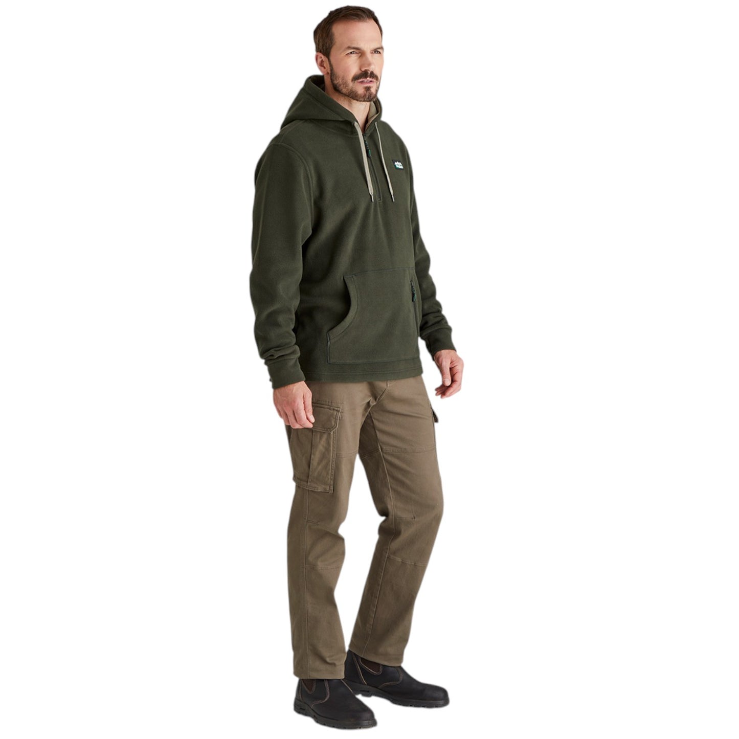 Ridgeline Men's Ballistic Fleece Hoodie Deep Forest