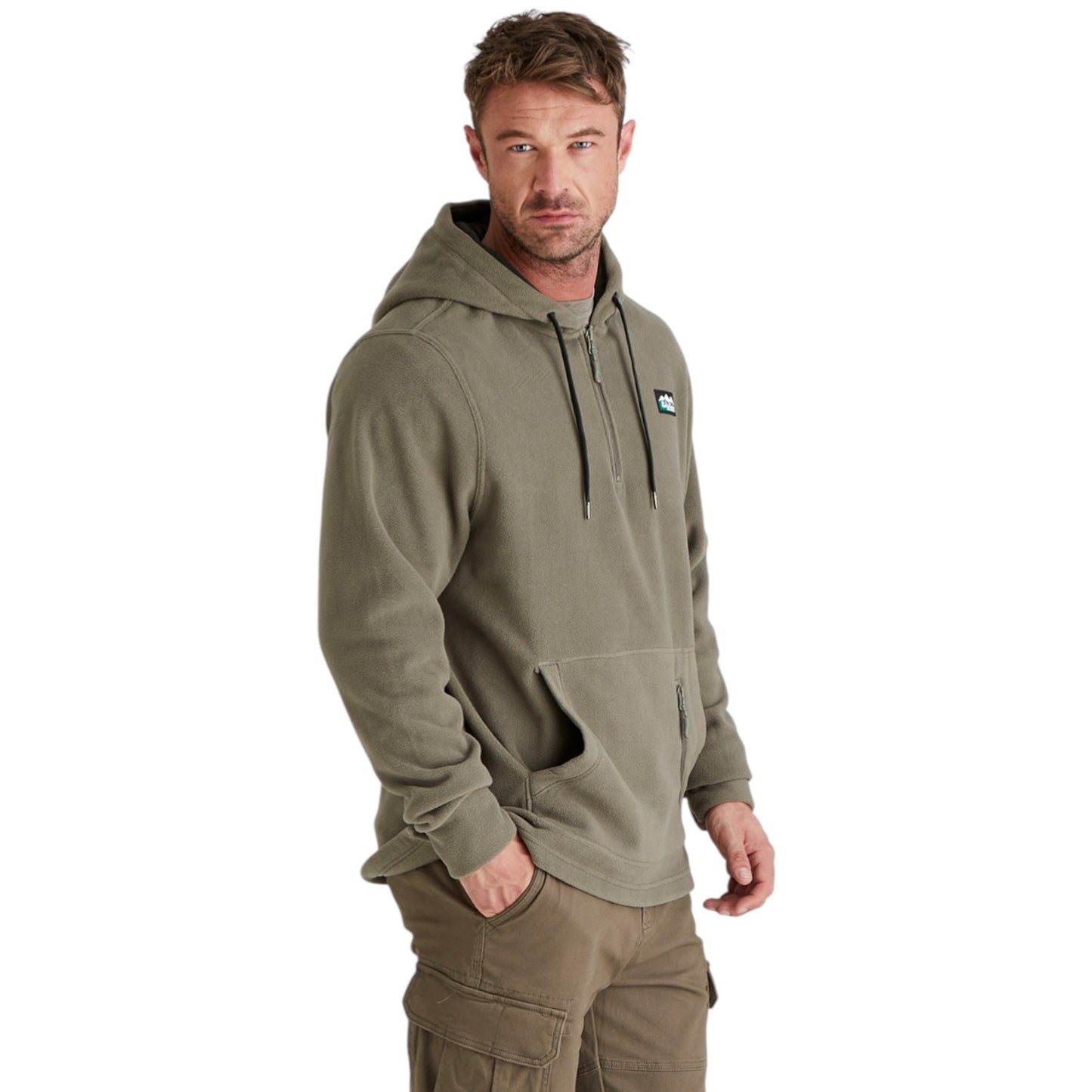 Ridgeline Men's Ballistic Fleece Hoodie Smokey Olive
