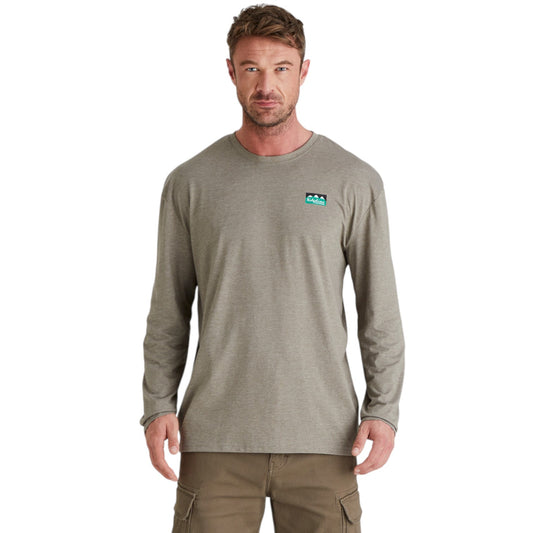 Ridgeline Men's Baseline Top Smokey Olive Marl