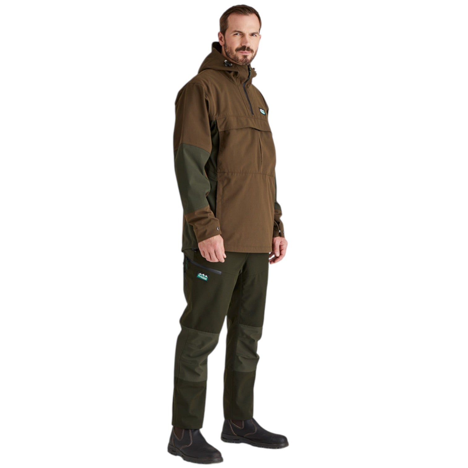 Ridgeline Men's Cambrian Smock Bark/Deep Forest