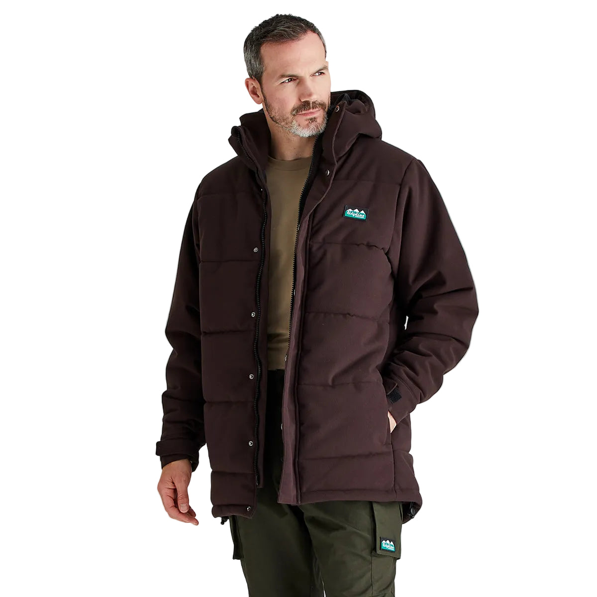 Ridgeline Men's Tundra Thermal Jacket Deep Bark