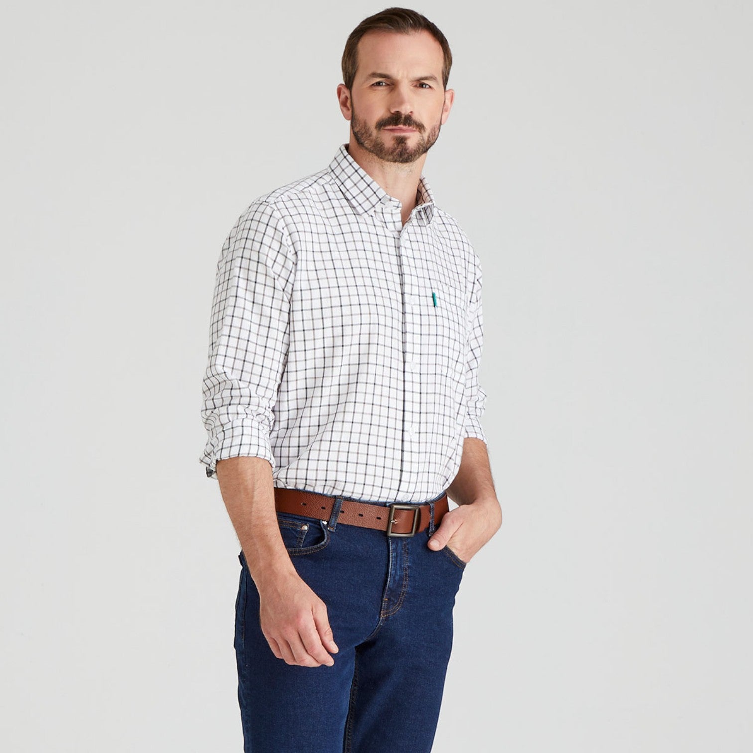 Ridgeline Men's Sedgebrook Shirt Deep Forest/Smokey Olive