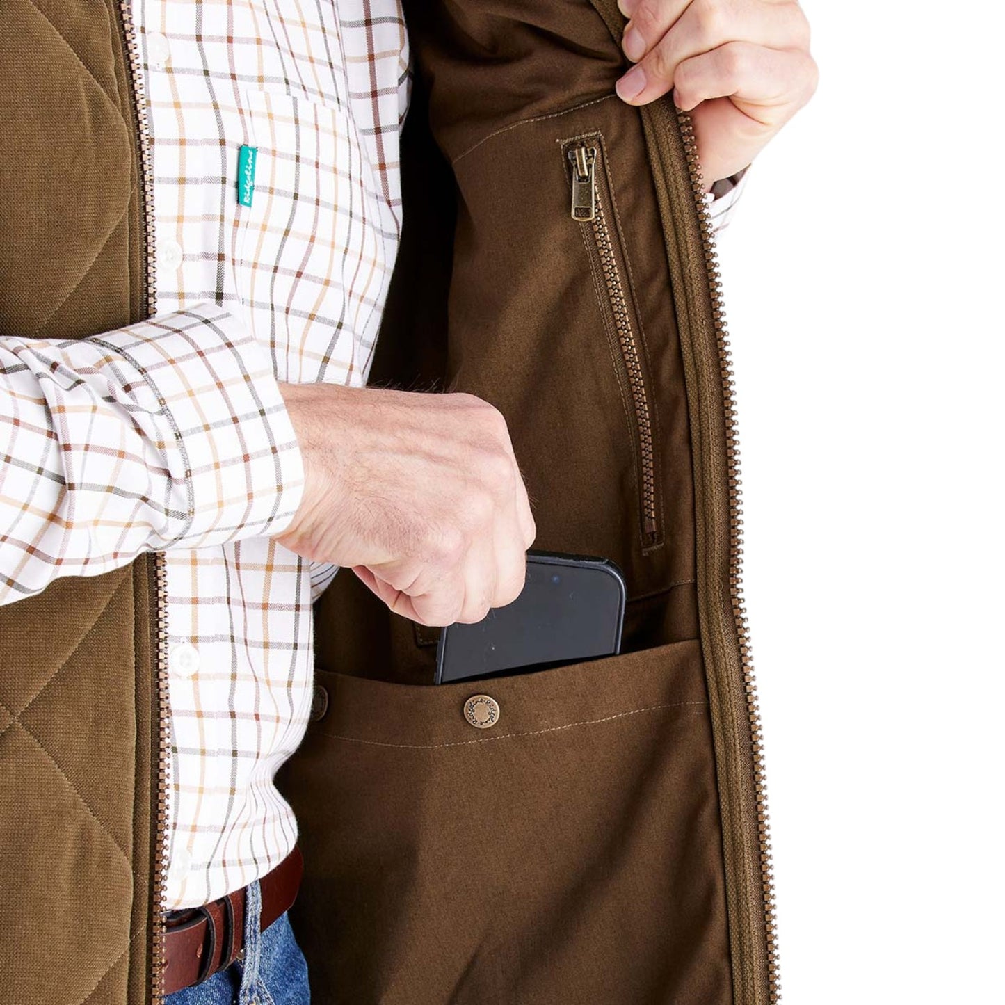 Ridgeline Men's Wester Skeld Gilet Moody Teak