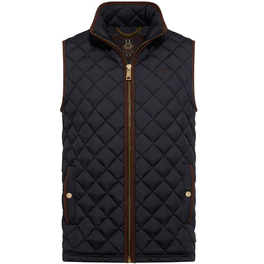 Holland Cooper Men's Country Quilted Gilet Ink Navy