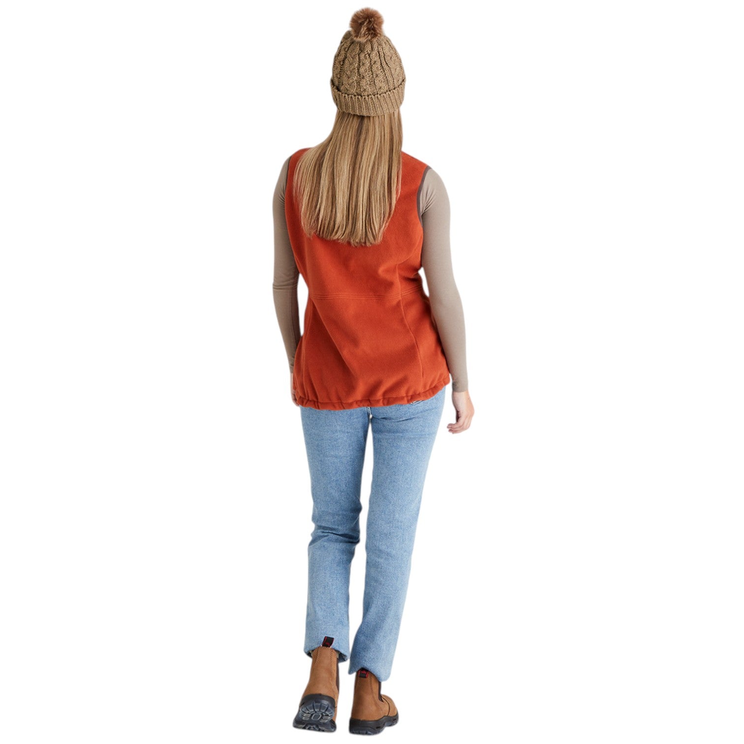 Ridgeline Nordic Fleck Bobble Hat Teak