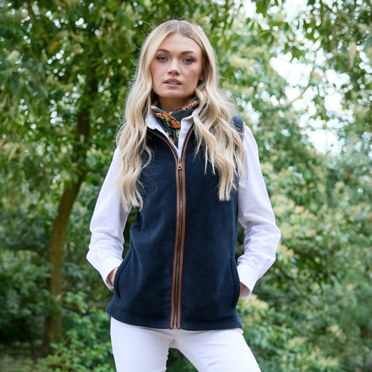 Beaumont & Bear Topsham Women's Fleece Gilet Navy