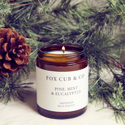 Fox Cub & Co Pine, Mint & Eucalyptus Candle