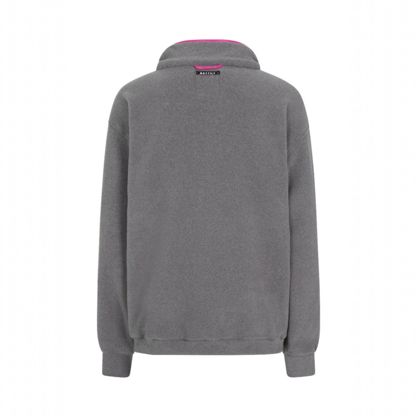 Nattily Dressed Fleece Quarter Zip Grey