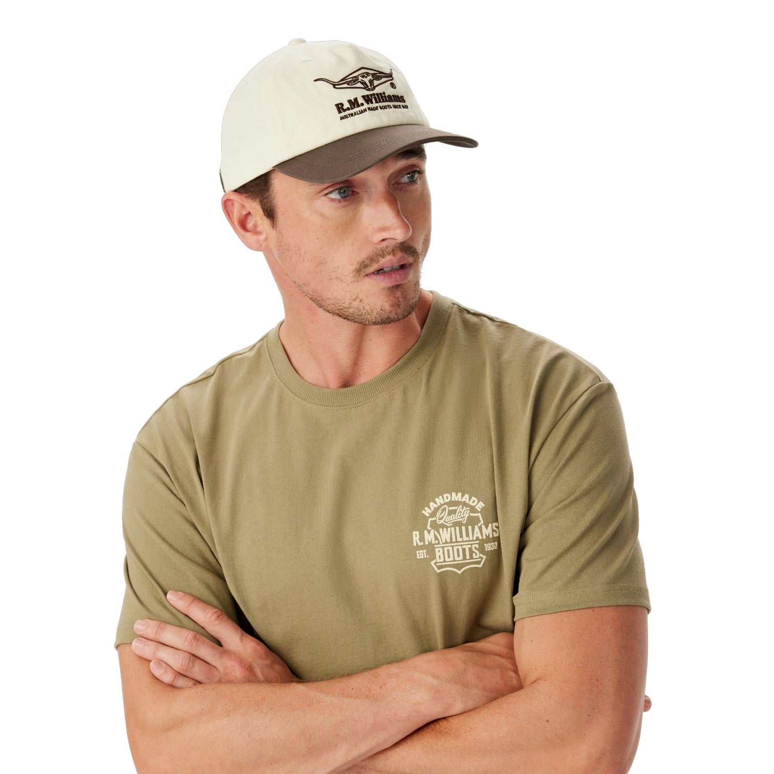 R.M. Williams Boots T-Shirt Sage