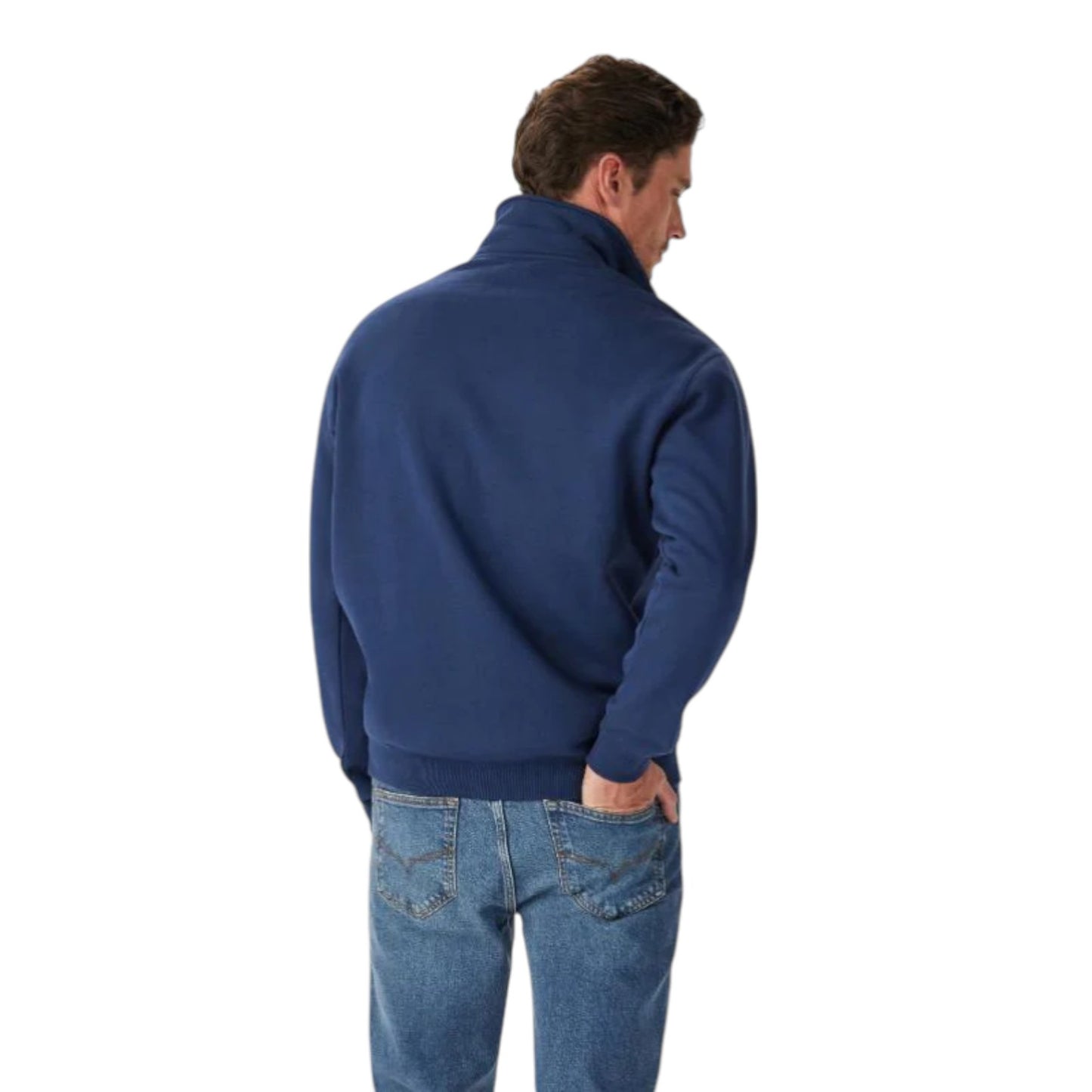 R.M. Williams Mulyungarie 1/4 Zip Sweatshirt Vintage Blue
