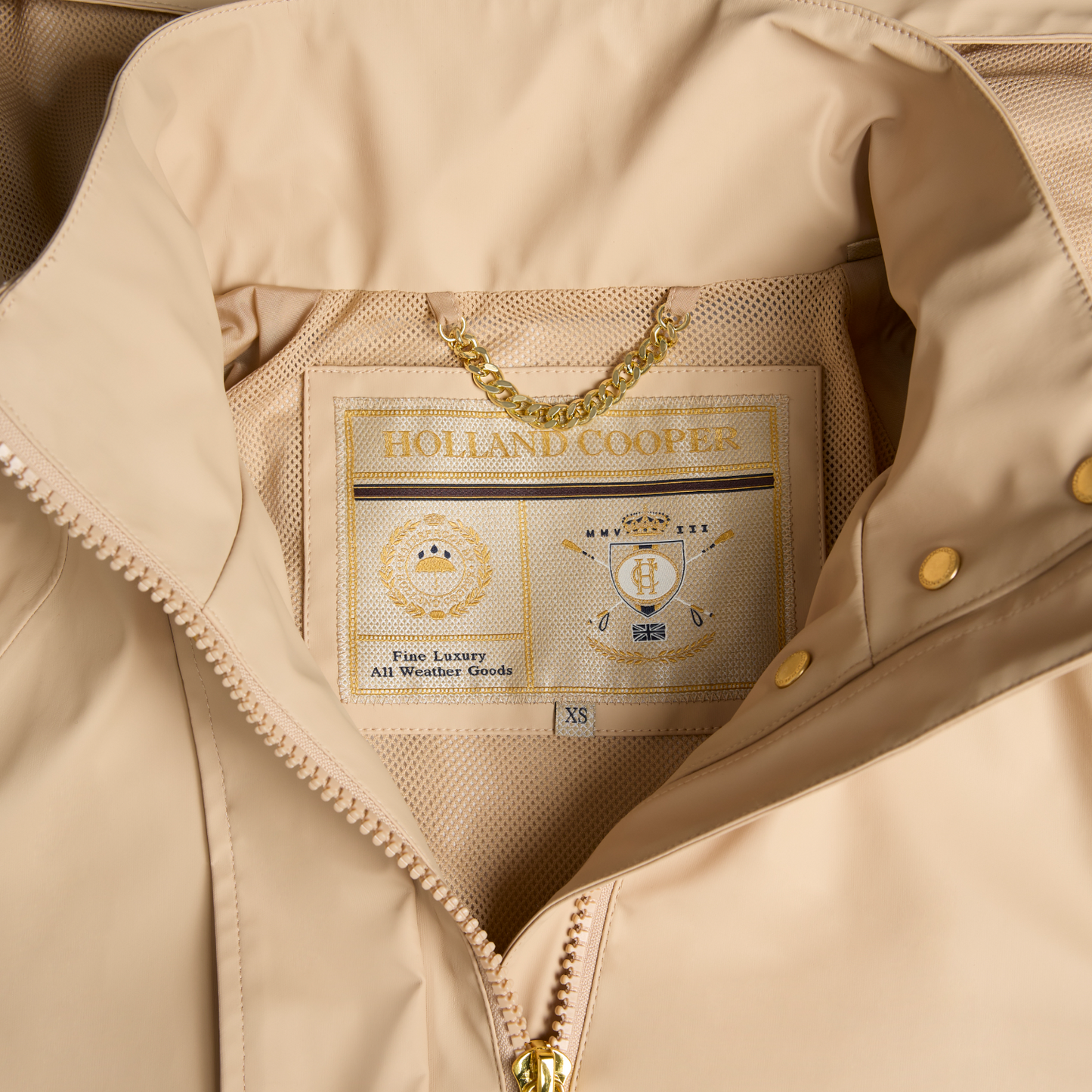 Holland Cooper Chartwell Waterproof Parka Stone