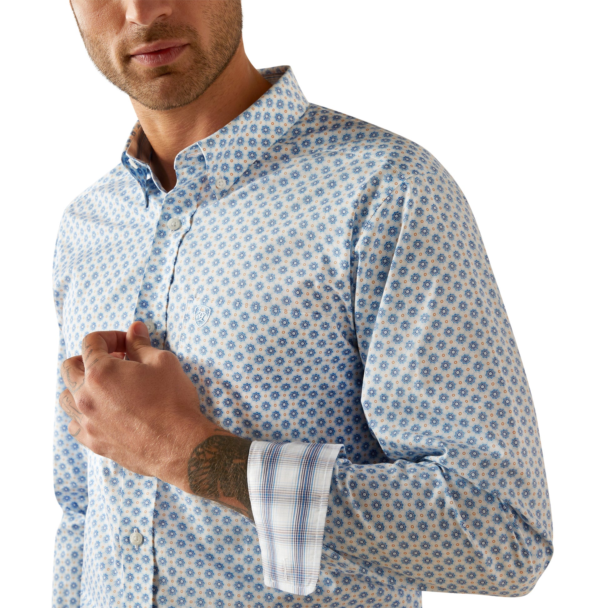Ariat Men's Booker Shirt Blue