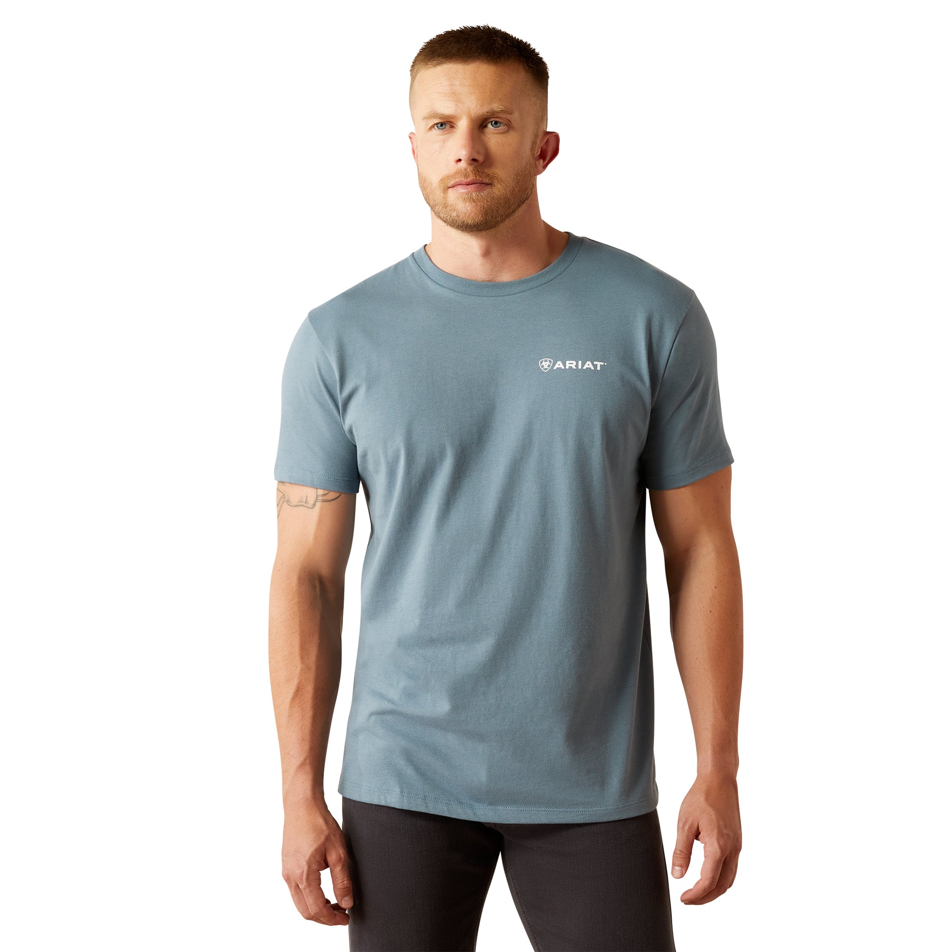 Ariat Eagle Rock T-Shirt Light Denim