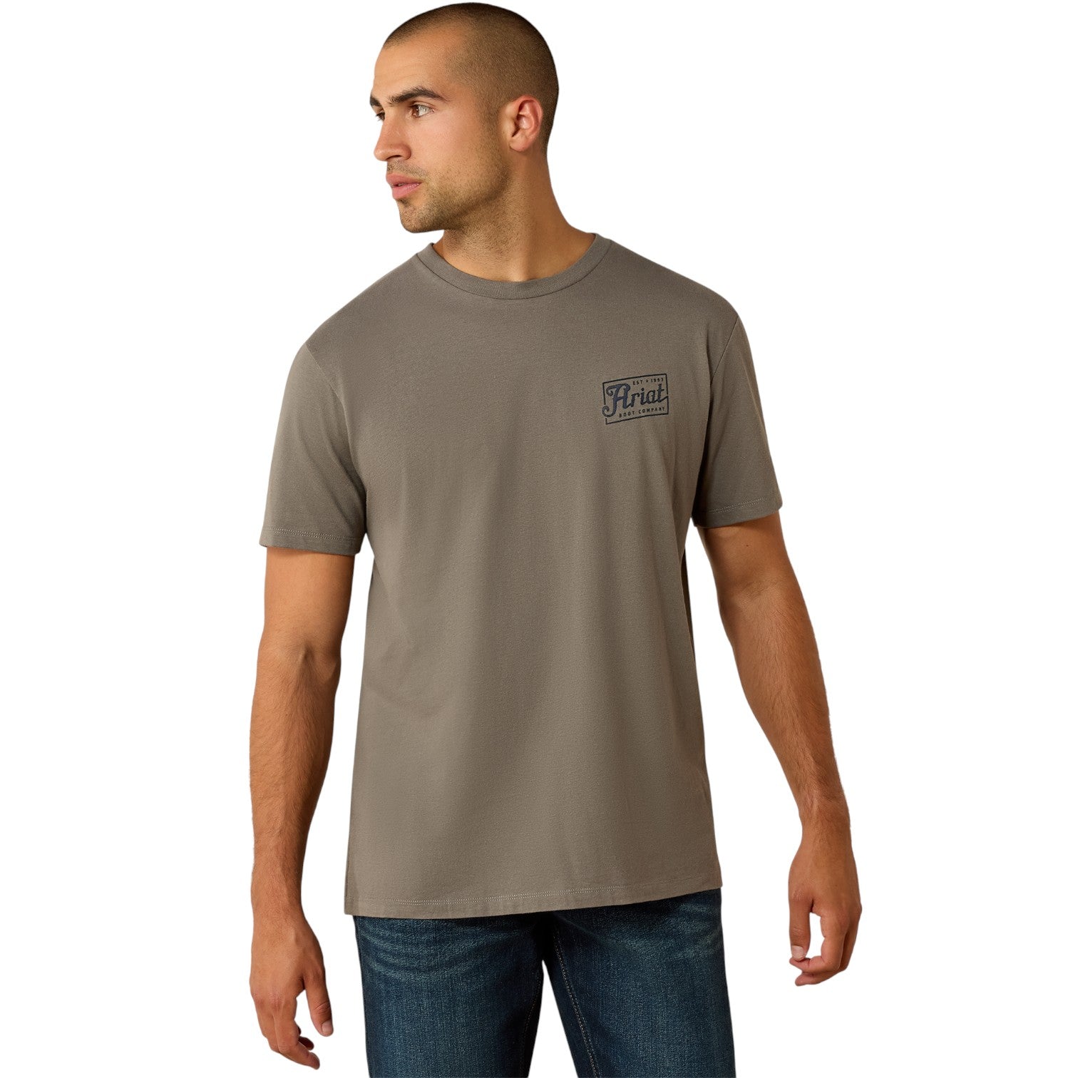 Ariat Paintriot Classic Fit T-Shirt Smoked Pearl