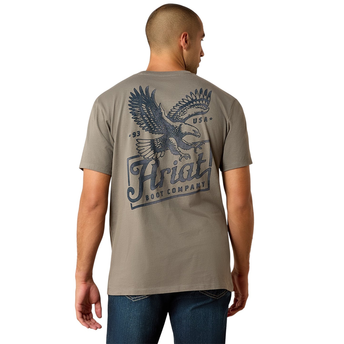 Ariat Paintriot Classic Fit T-Shirt Smoked Pearl