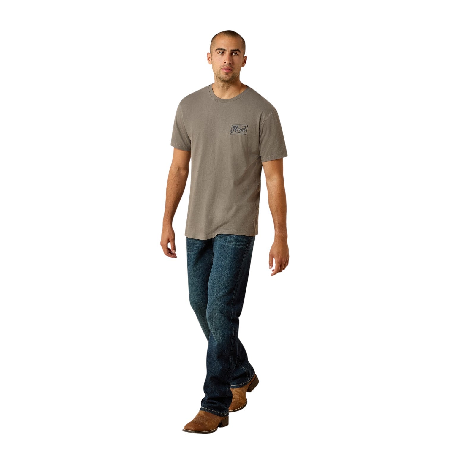 Ariat Paintriot Classic Fit T-Shirt Smoked Pearl