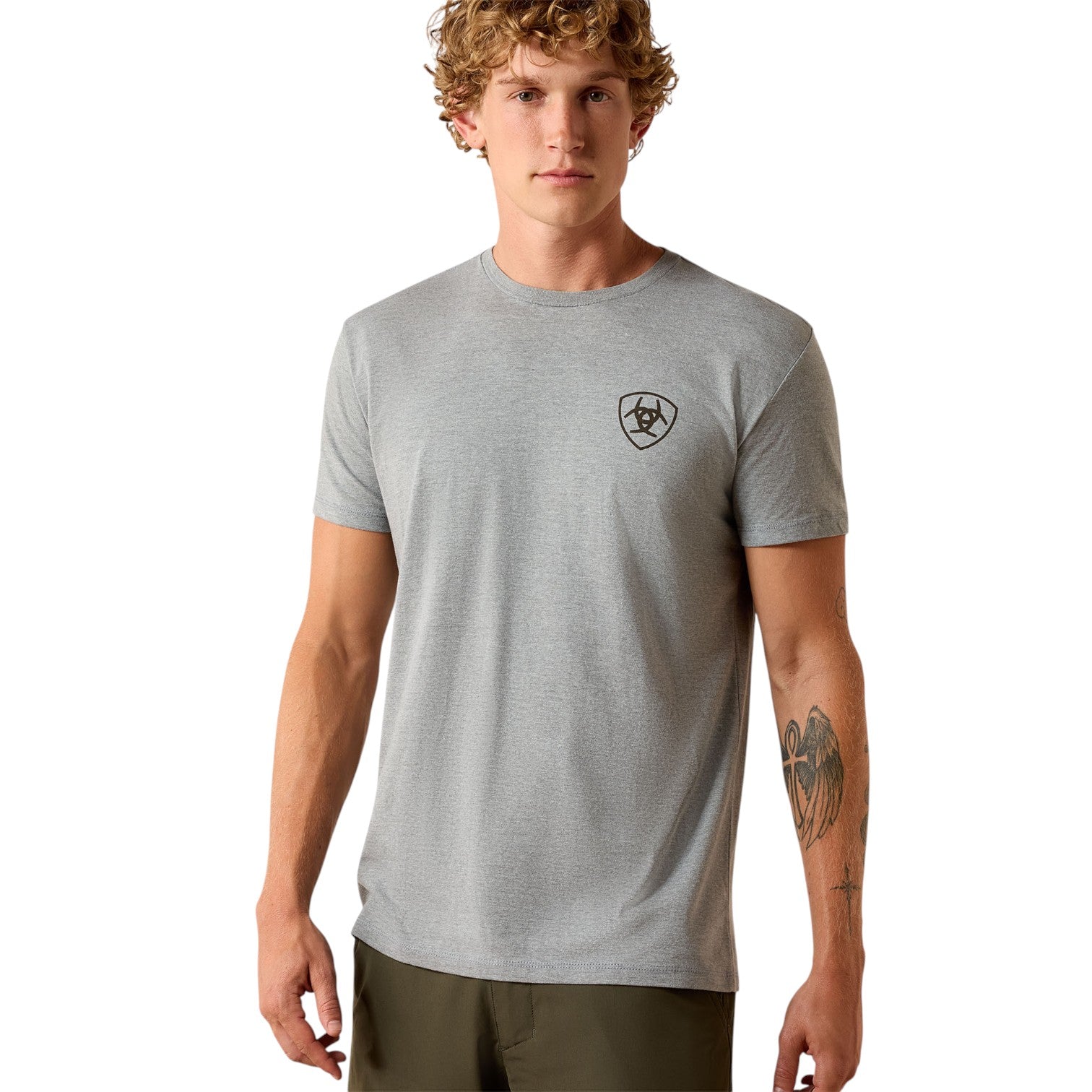 Ariat Banner Badge T-Shirt Iceburg