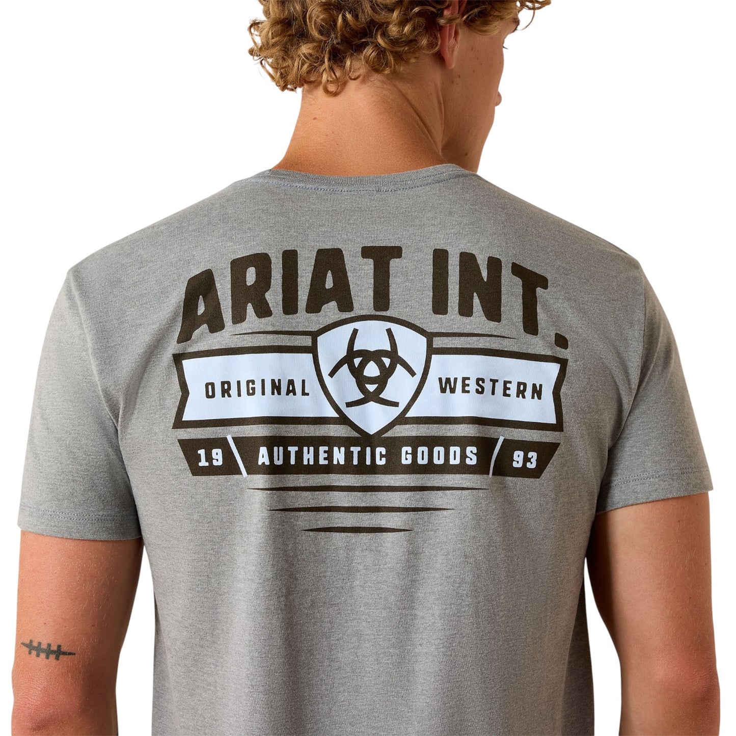 Ariat Banner Badge T-Shirt Iceburg