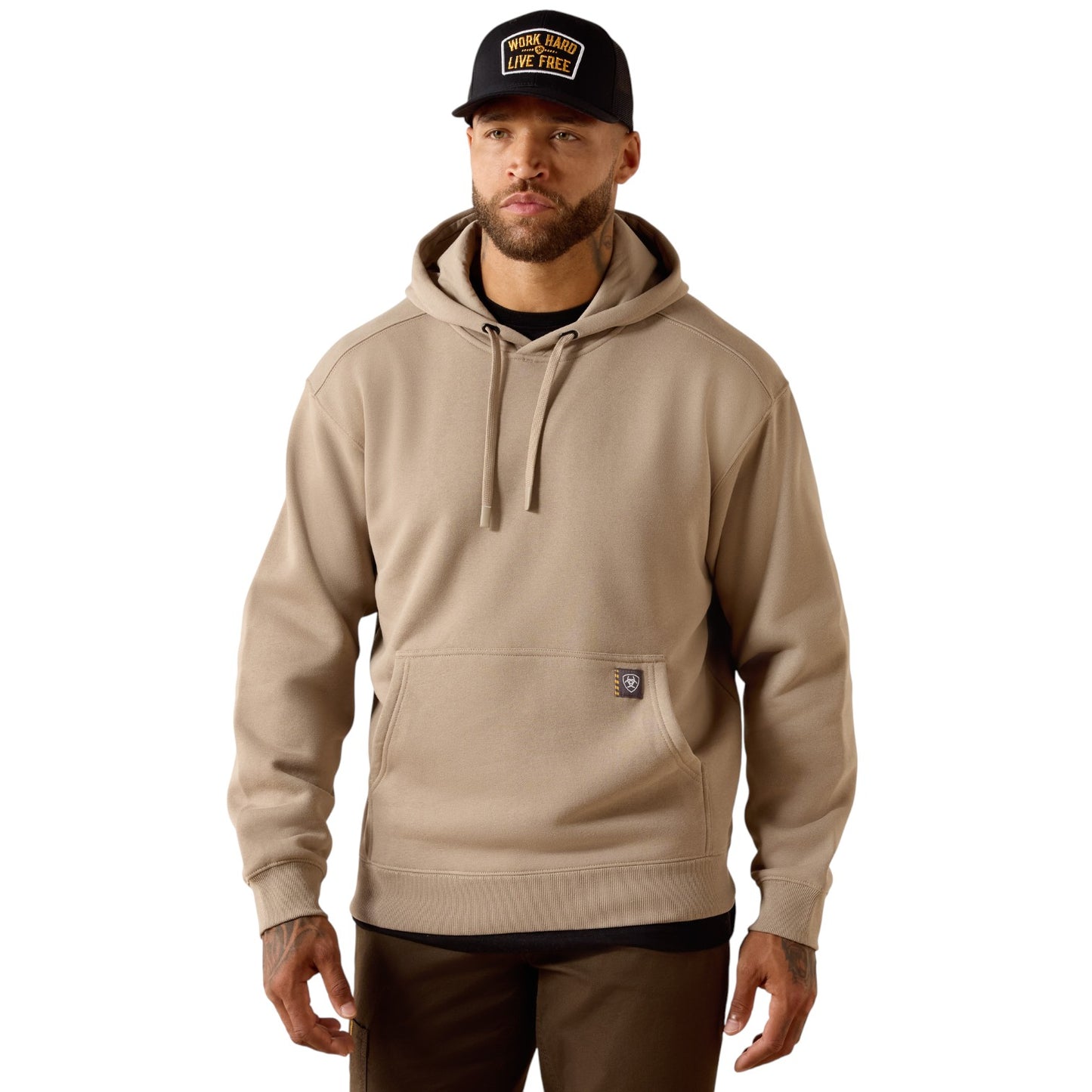 Ariat Rebar Lightweight Workhog Hoodie Greige