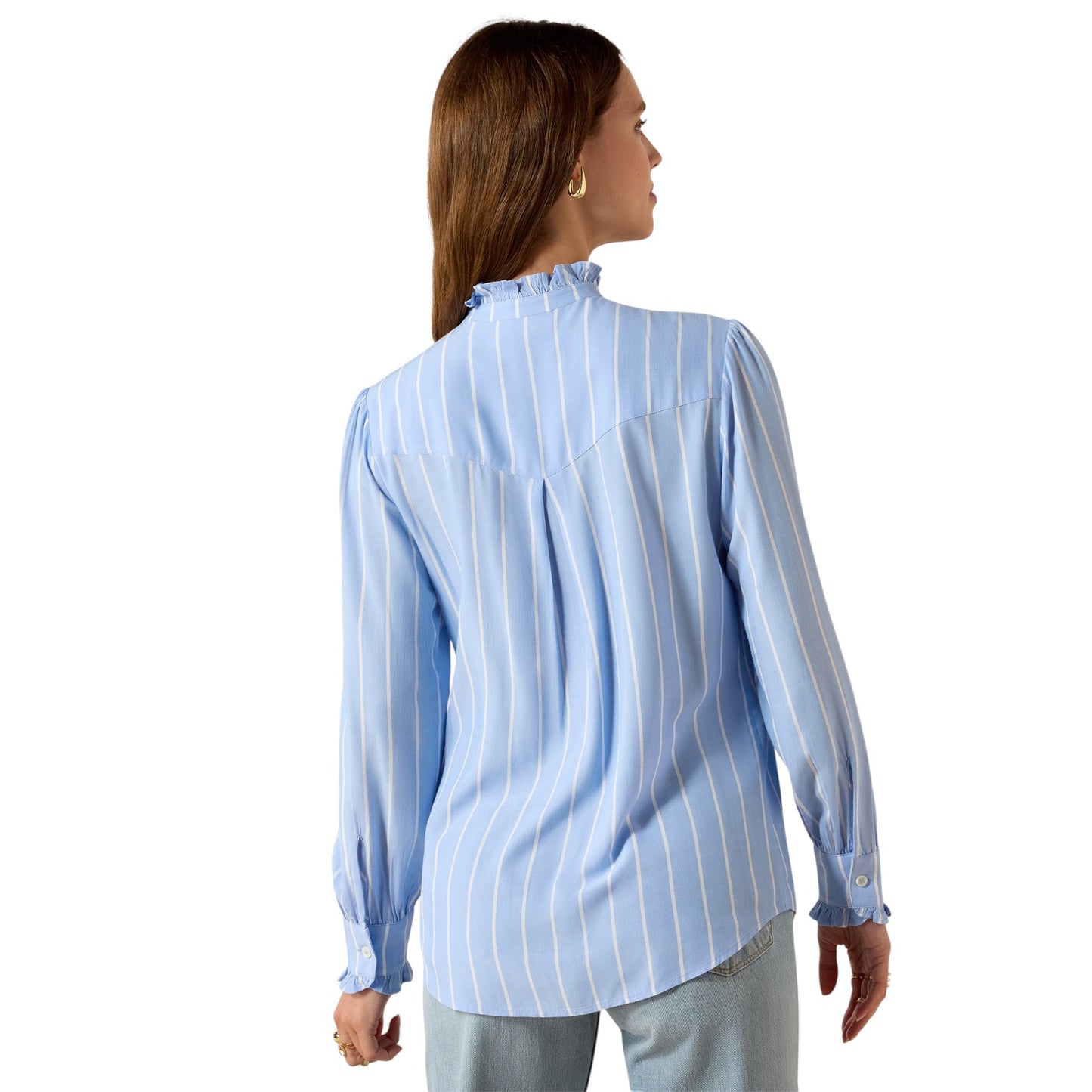 Ariat Cricklade Blouse Pacific Blue Stripe