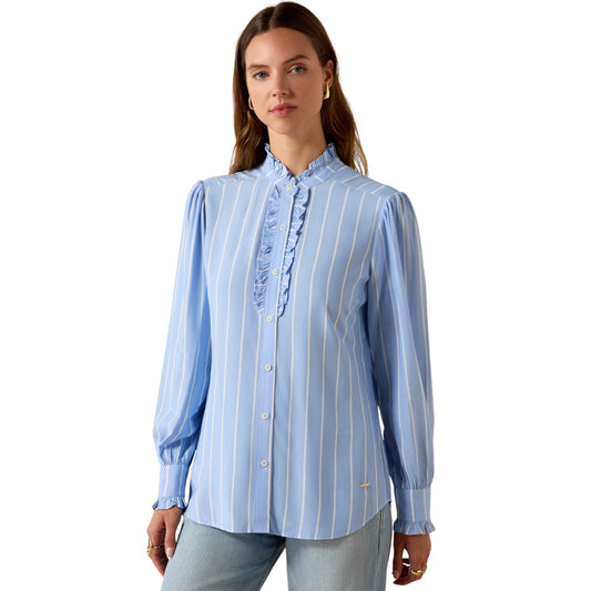 Ariat Cricklade Blouse Pacific Blue Stripe