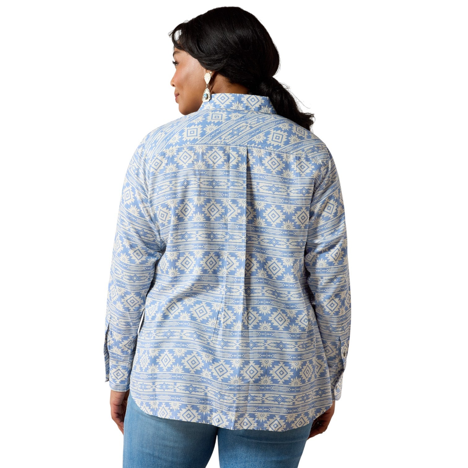 Ariat Billie Jean Shirt Ashleigh Blue Crystal Southwest