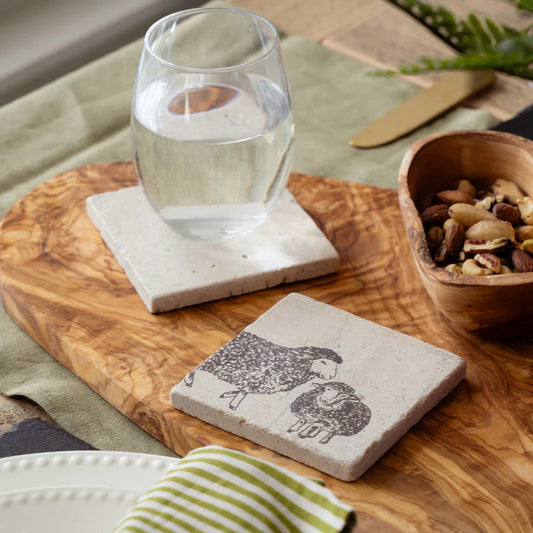Selbrae House Single Stone Coaster Sheep