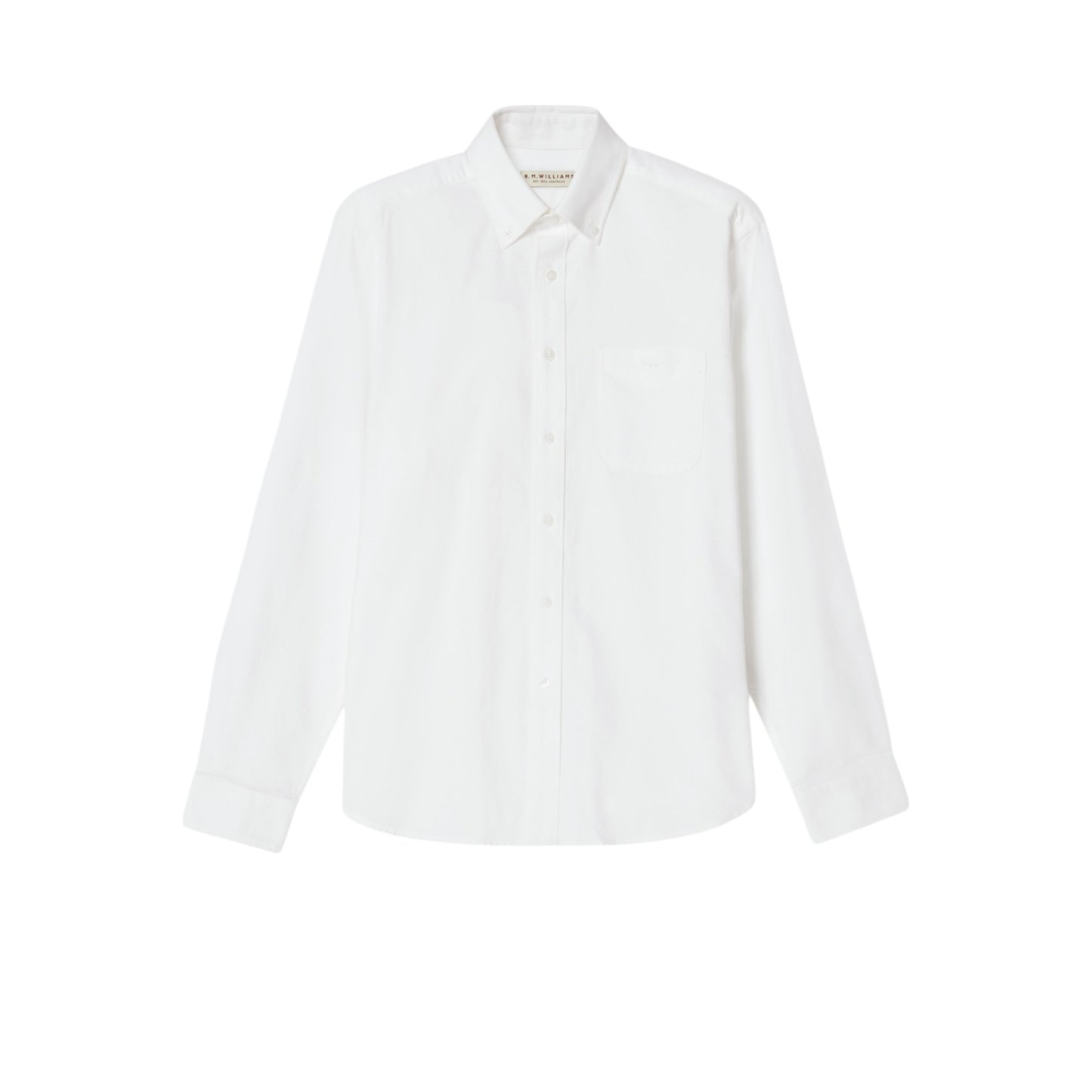 R.M.Williams Collins Button Down Shirt - White