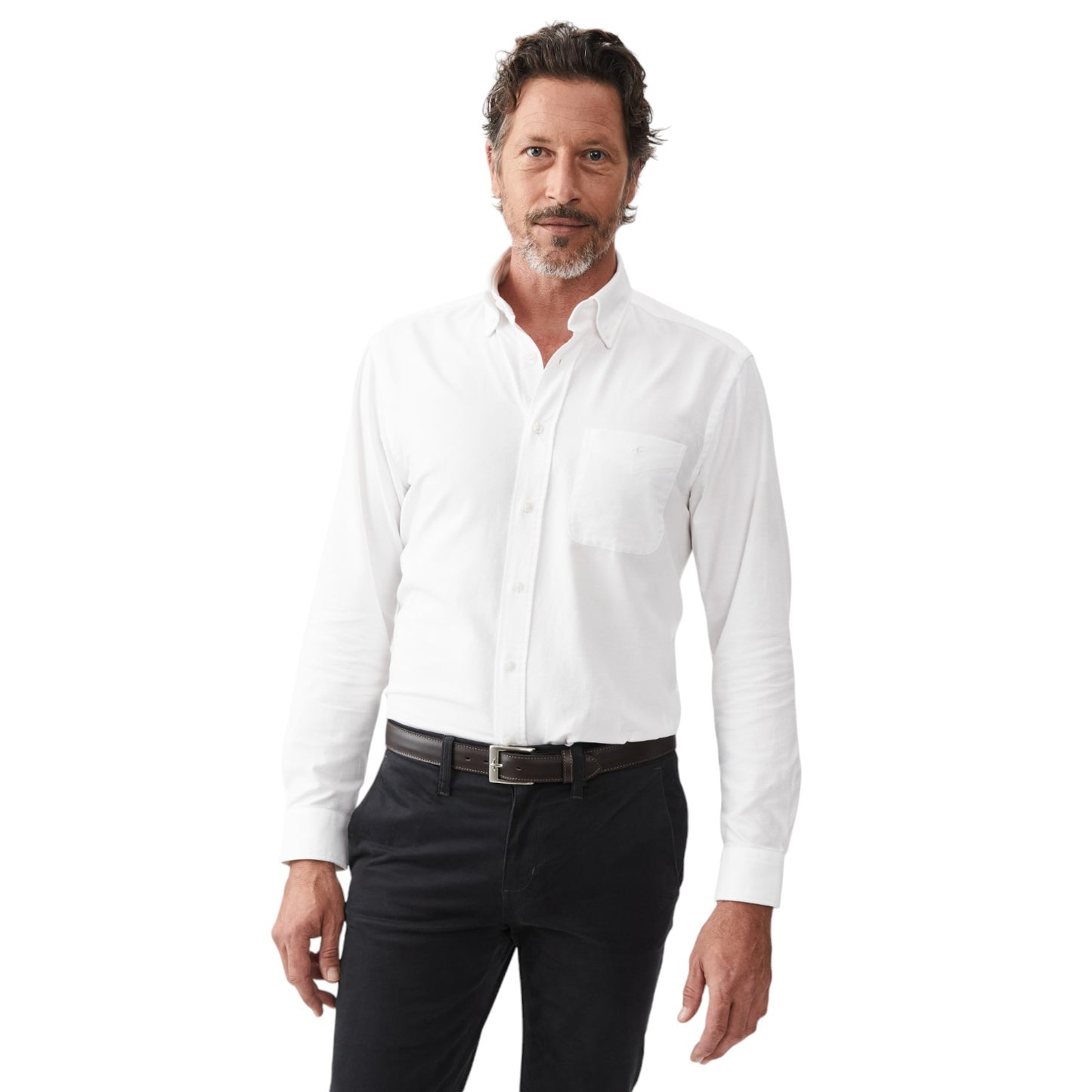 R.M.Williams Collins Button Down Shirt - White