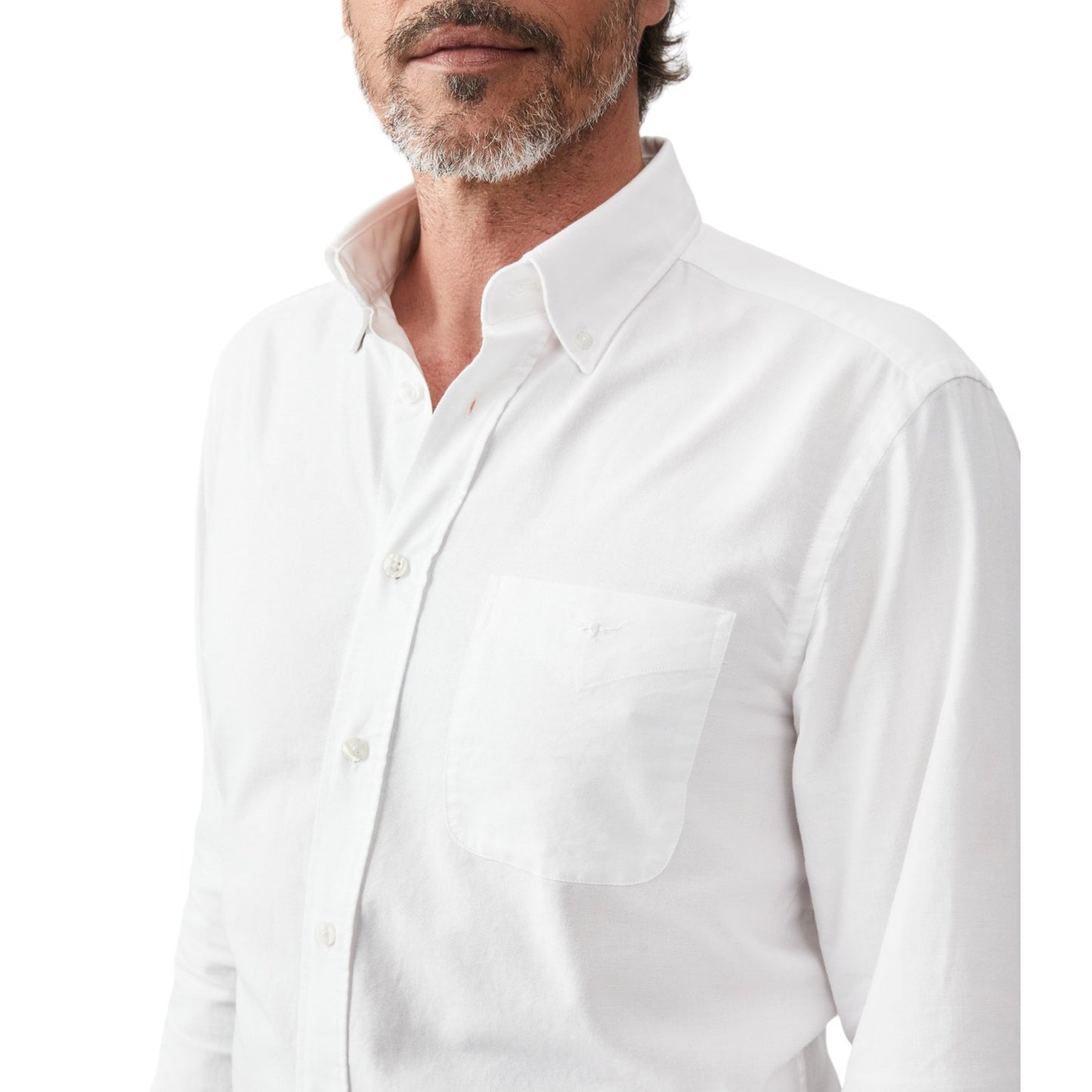 R.M.Williams Collins Button Down Shirt - White