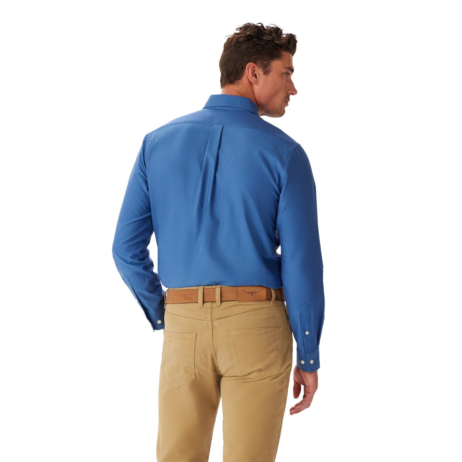 R.M. Williams Regular Oxford BDC Shirt Bright Blue