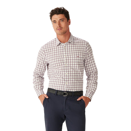 R.M.Williams Twill Check Shirt Red/White/Navy