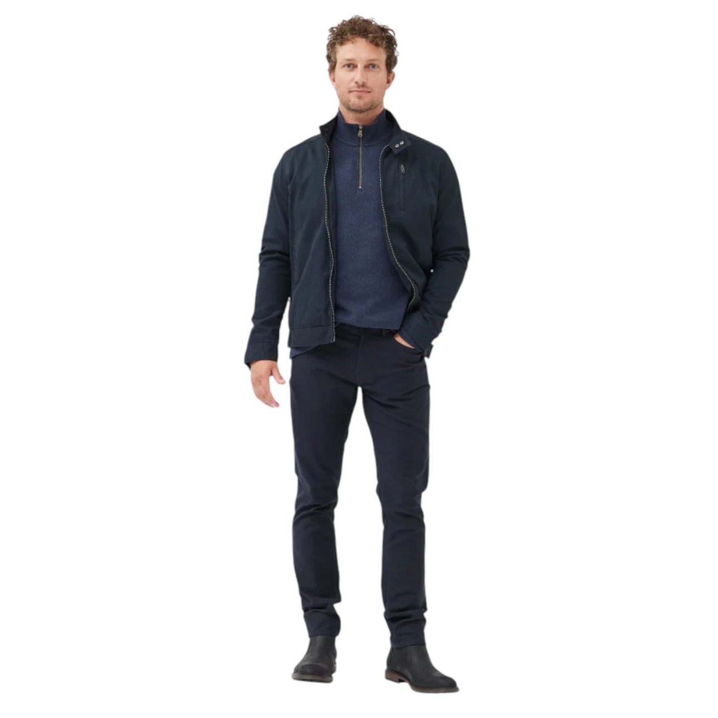Rodd & Gunn Alton Avenue 1/4 Zip Ink