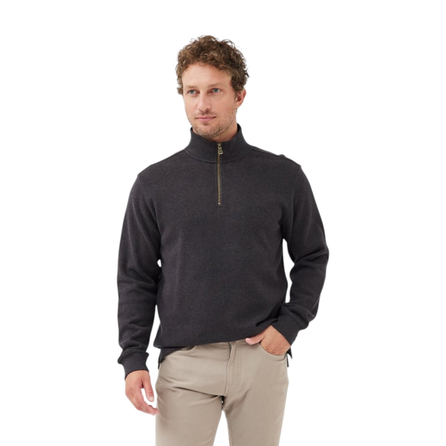 Rodd & Gunn Alton Avenue 1/4 Zip Mud