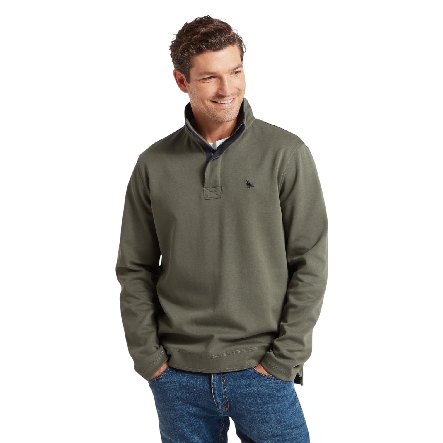 Schoffel Branscombe Cove Sweatshirt Beatle Green