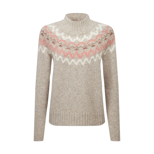 Schoffel Evie Fairisle Jumper Cobblestone