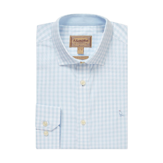Schoffel Thorpeness Tailored Shirt Powder Blue