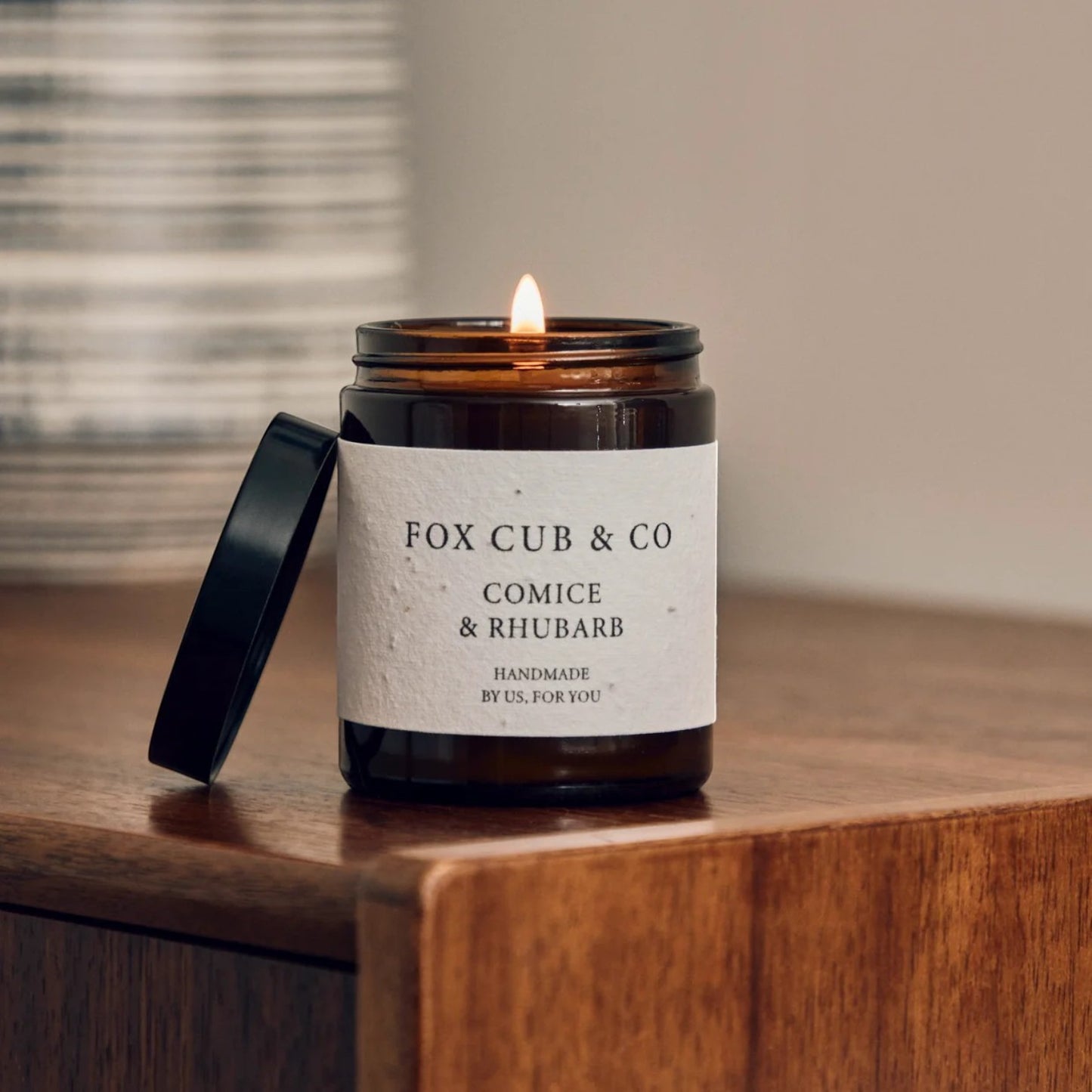 Fox Cub & Co Candle Comice & Rhubarb