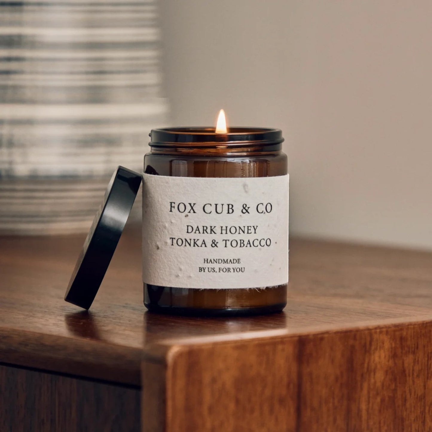 Fox Cub & Co Candle Dark Honey, Tonka & Tobacco