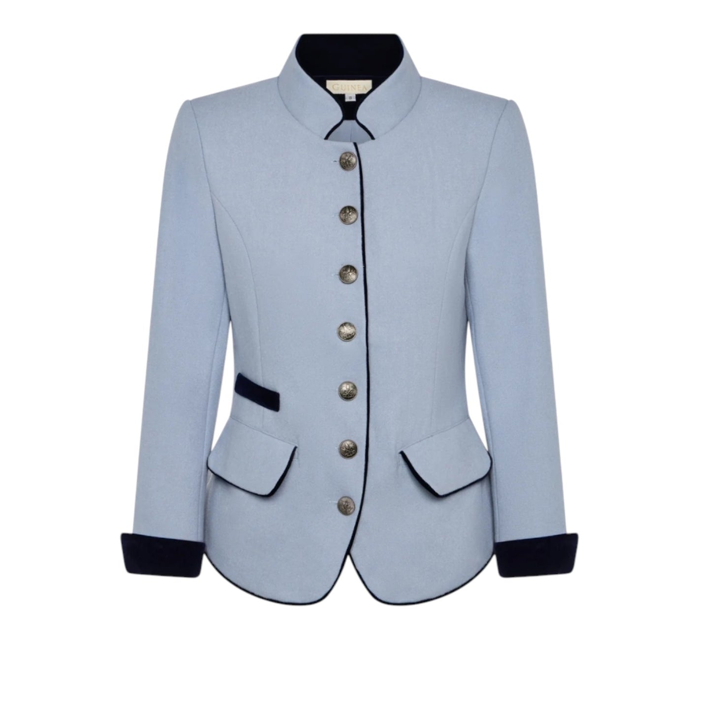 Guinea London Richmond Pale Blue Wool and Velvet Jacket