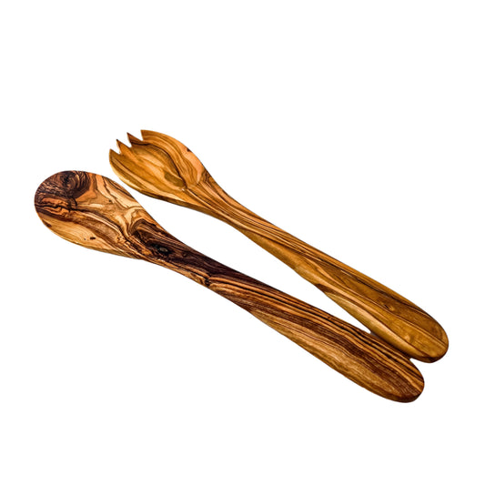 Olive Wood - Salad Server Set