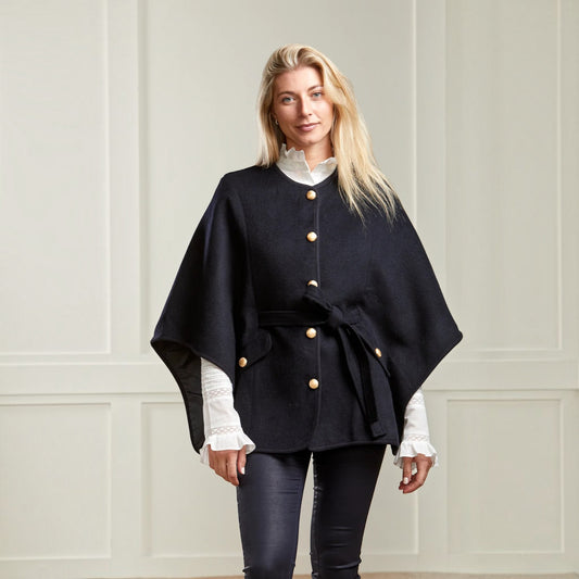 Guinea London Serena Cape Navy