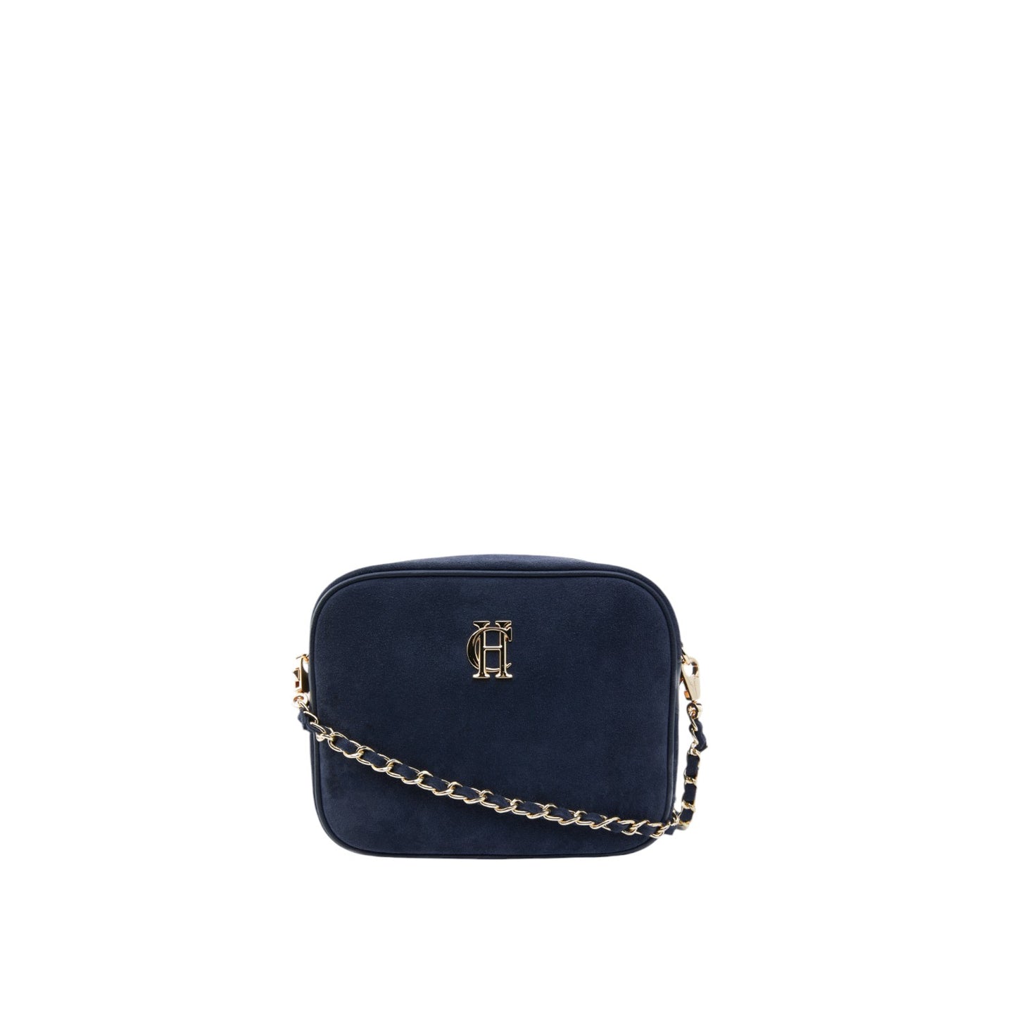 Holland Cooper Soho Camera Bag Ink Navy Suede