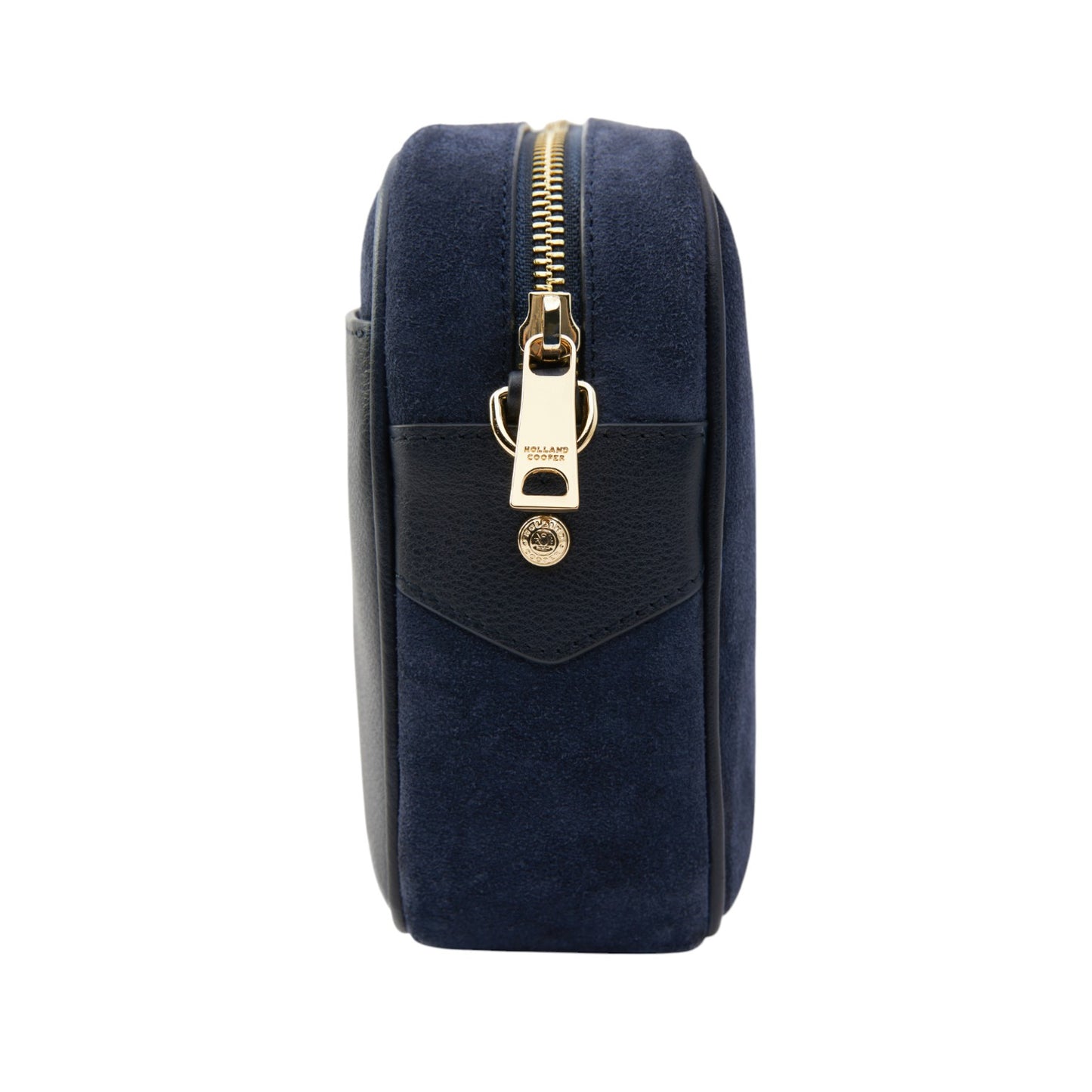 Holland Cooper Soho Camera Bag Ink Navy Suede